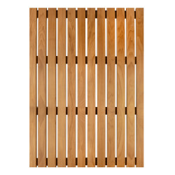 Versterkt vloerrooster, Thermo aspen, 600x800x43 mm  Versterkt vloerrooster, Thermo aspen, 600x800x43 mm