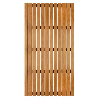 Versterkt vloerrooster, Thermo aspen, 600x1200x43 mm