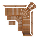 Modulaire saunabank PREMIUM, Thermo aspen - 4