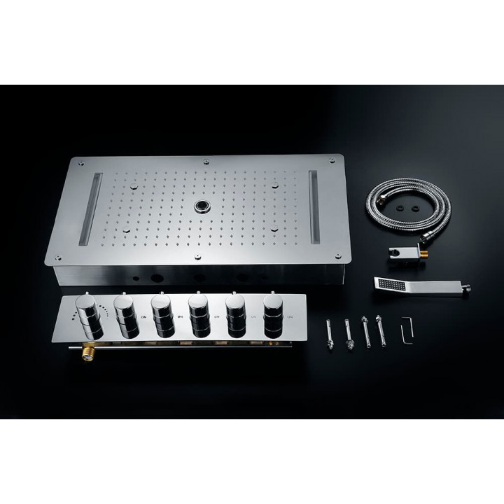 Steamtec Tolo regendouche, 380x700 mm
