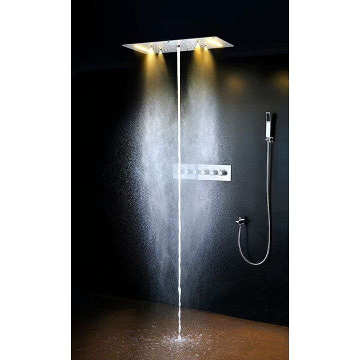 Steamtec Tolo regendouche, 380x700 mm