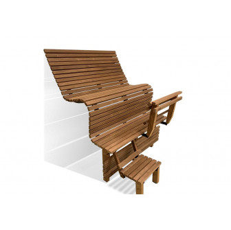 Modulaire saunabank ERGONOMIC, Thermo espen