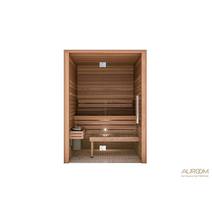 Auroom saunacabine 150x150x205cm, met glas