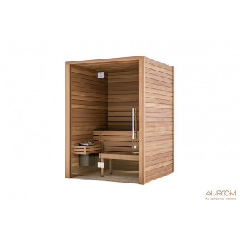 Auroom saunacabine 150x150x205cm, met glas