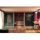 Auroom saunacabine 150x150x205cm, met glas