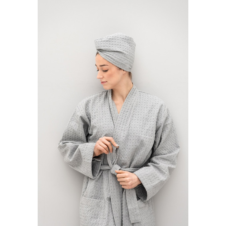 Badjas, L / XL, Lichtgrijs