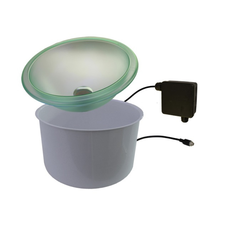 CARIITTI LED verlichte kom met waterafvoerklep 5 l