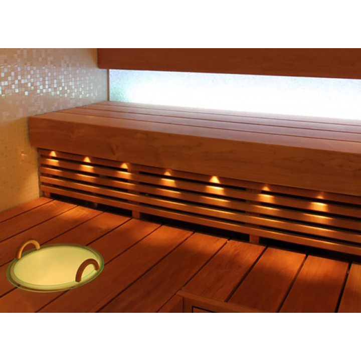 CARIITTI LED verlichte kom met waterafvoerklep 5 l