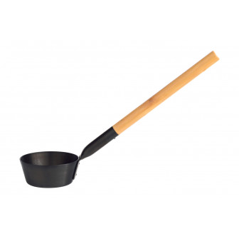 RENTO aluminium pollepel, zwart