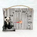 Keramische saunathermometer - panda - 1