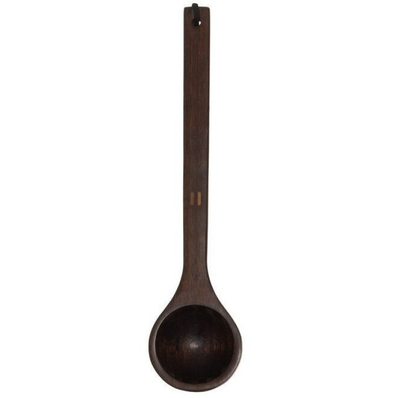 Rento Bamboe Donkere Saunalepel, 43 cm