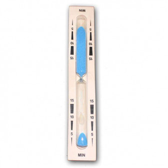 Zandloper voor sauna - 15 min, blauw