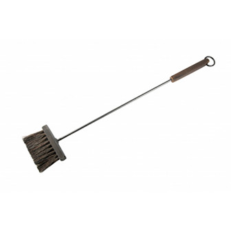 Haardborstel met houten handvat