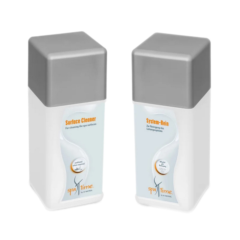 Reinigingsset voor bubbelbad of spa, zonder filter