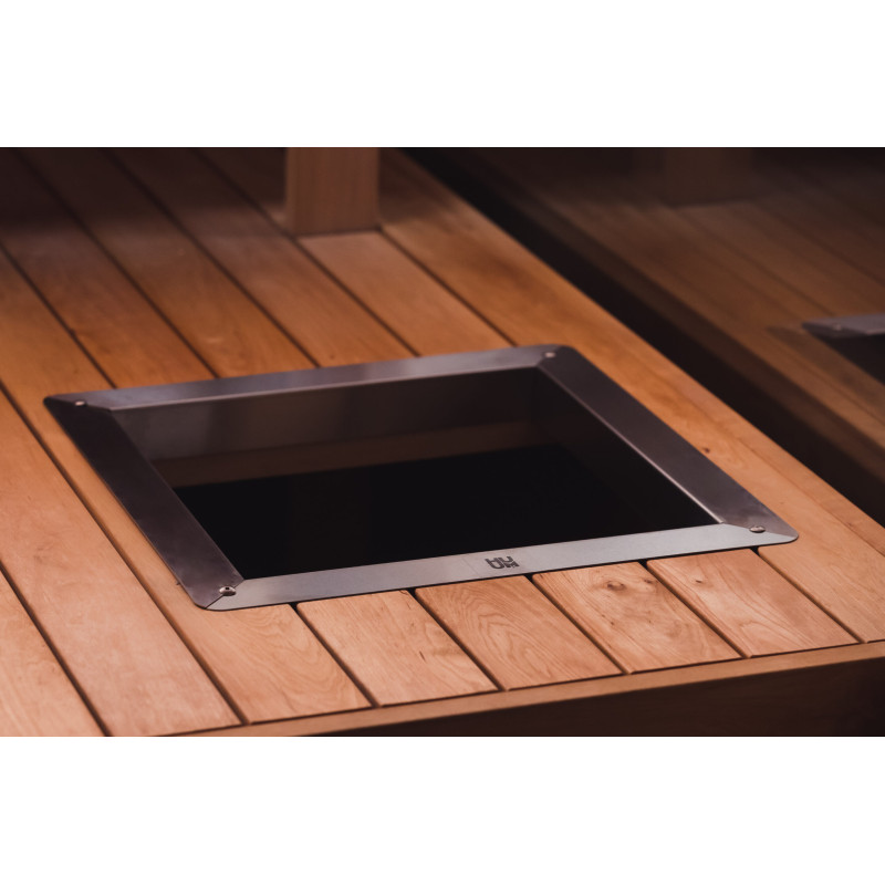 HUUM inbouwflens voor CLIFF / STEEL saunakachels