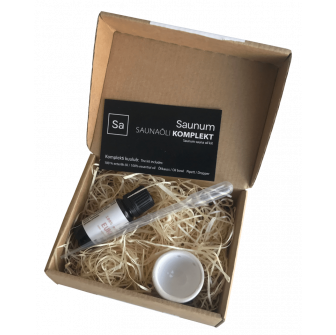SAUNUM set met etherische olie