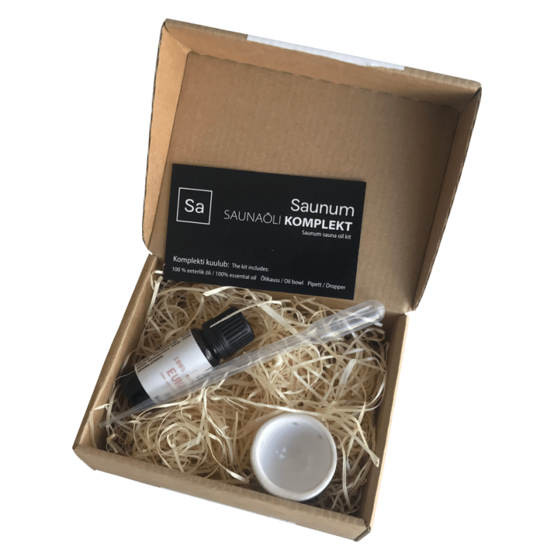 SAUNUM set met etherische olie