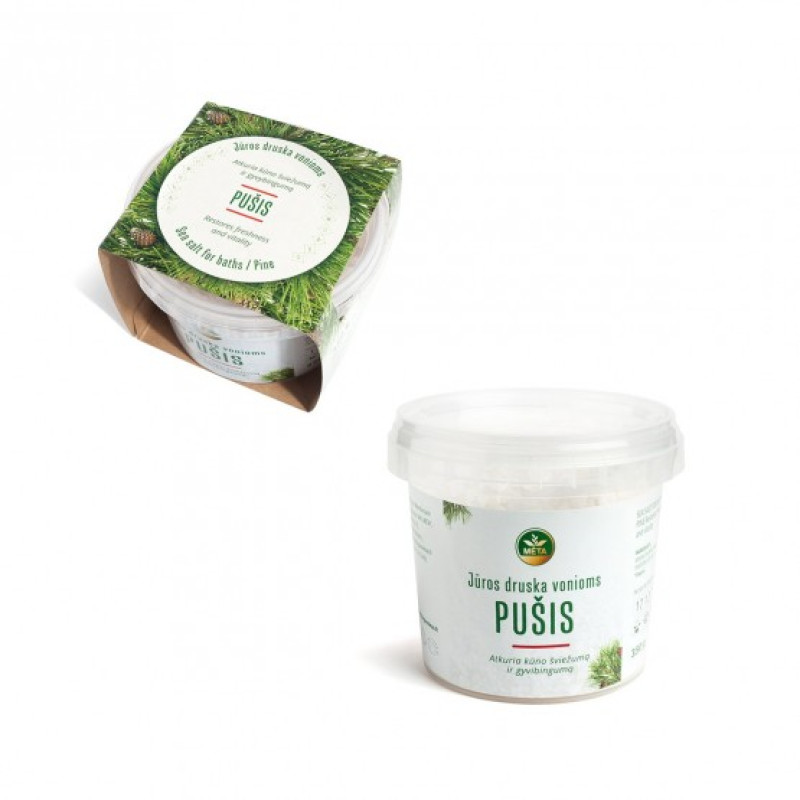 Zeezout met essentiële olie van pijnboompitten