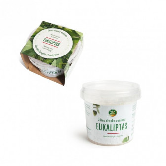 Zeezout met etherische eucalyptusolie