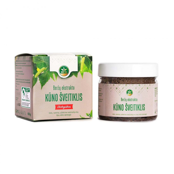 Lichaamsscrub met berkenextract, 430 g
