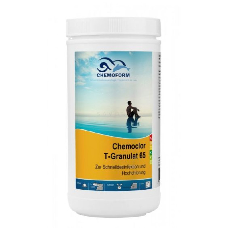 Snel oplossende chloorkorrels, 1 kg