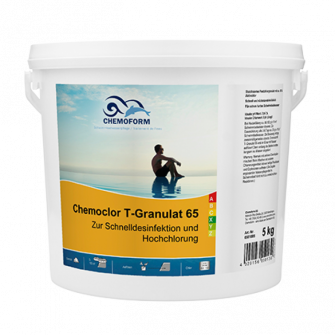 Snel oplossende chloorkorrels, 5 kg