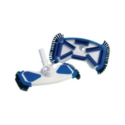 DE LUX 280 mm stofzuigerborstel met zijborstels, 32/38 mm aansluiting 