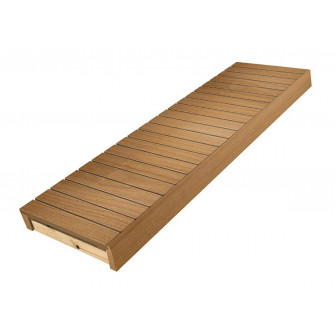 Saunabank, thermo espen, 400x1600-2400 mm
