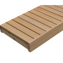 Saunabank, espen / els, 600x1600-2400 mm - 4