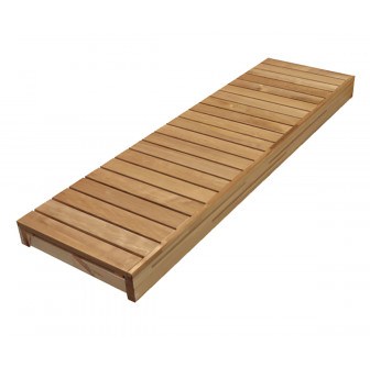 Saunabank, thermo espen, 600x1600-2400 mm