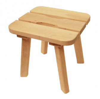 Elzenhouten kruk, S 320 x 300 x 310 mm