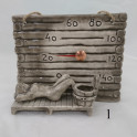 Keramische saunathermometer - een klein vat voor geuren - 1