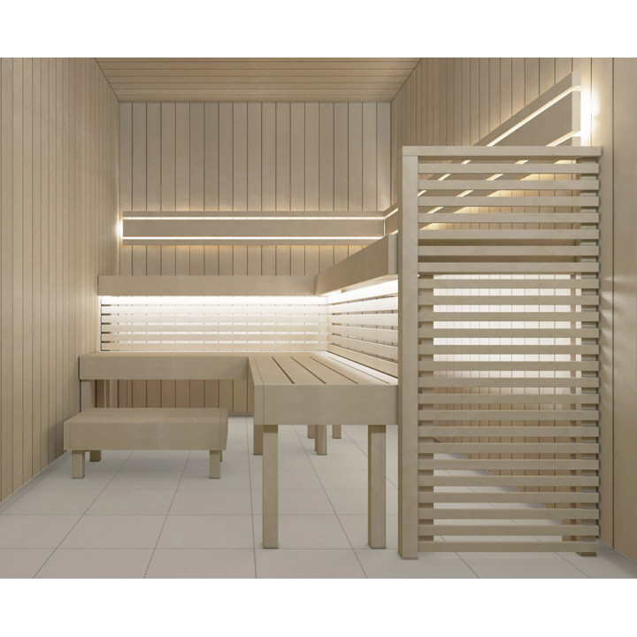 Armleuning voor modulaire saunabanken, Aspen