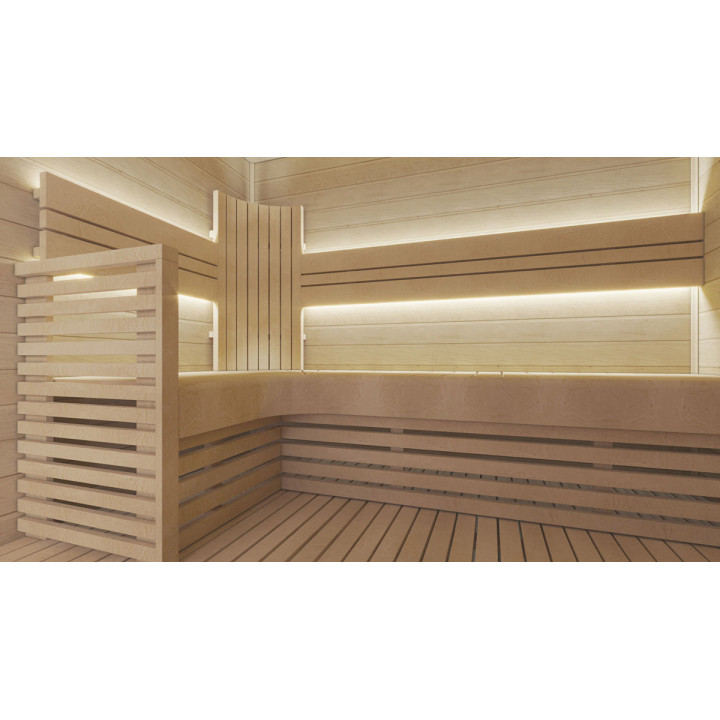Armleuning voor modulaire saunabanken, Aspen