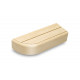 Eindelement voor modulaire saunabanken, Aspen, 600, links