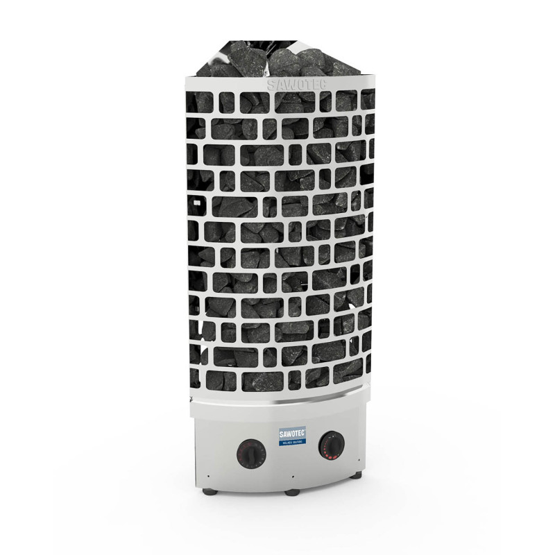 Elektrische saunakachel – SAWOTEC Ari Corner, met bedieningseenheid