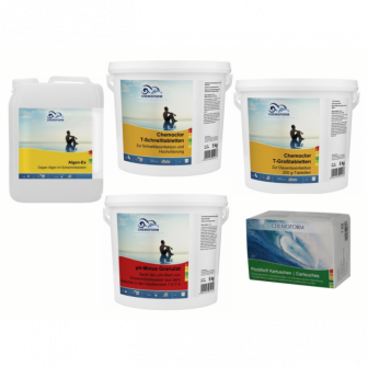 CHEMOFORM chemieset voor zwembaden met zandfilter, groot