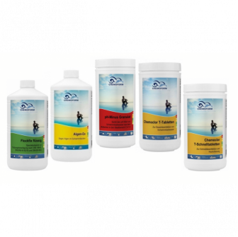 CHEMOFORM chemische kit voor zwembaden met zandfilter, klein