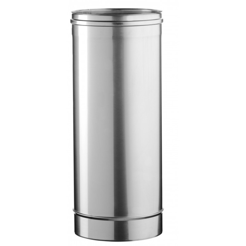 RVS inzetstuk 0,5 m, 0,5 mm