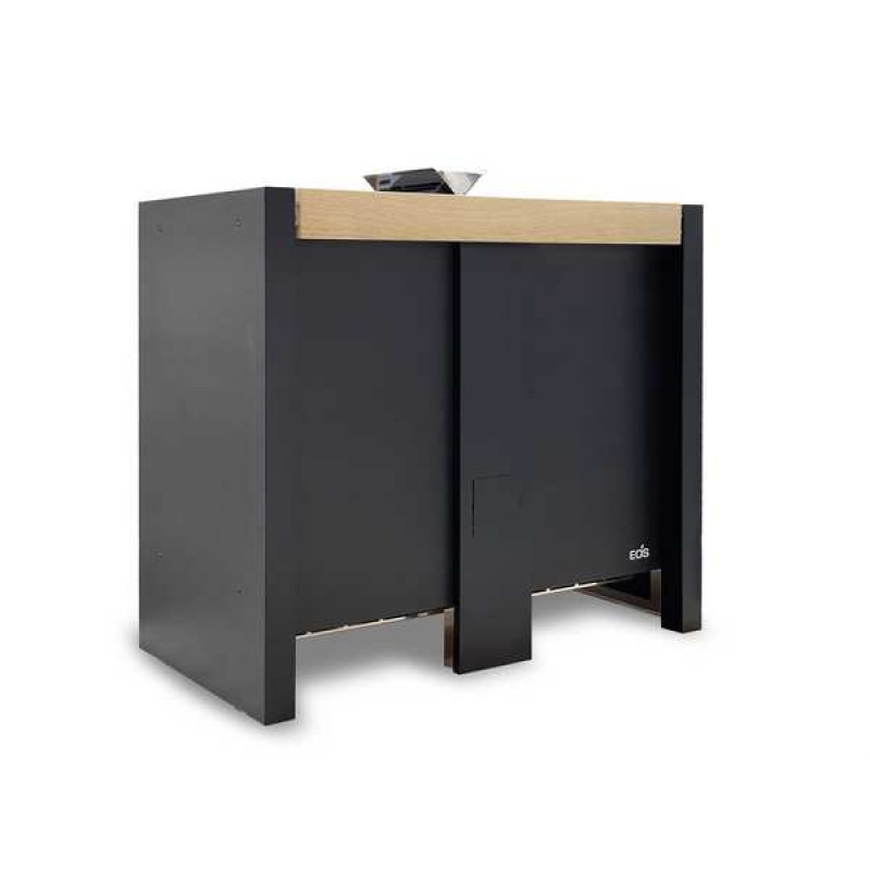 Elektrische saunakachel - EOS Herkules XL S120 HD 18 kW, zwart