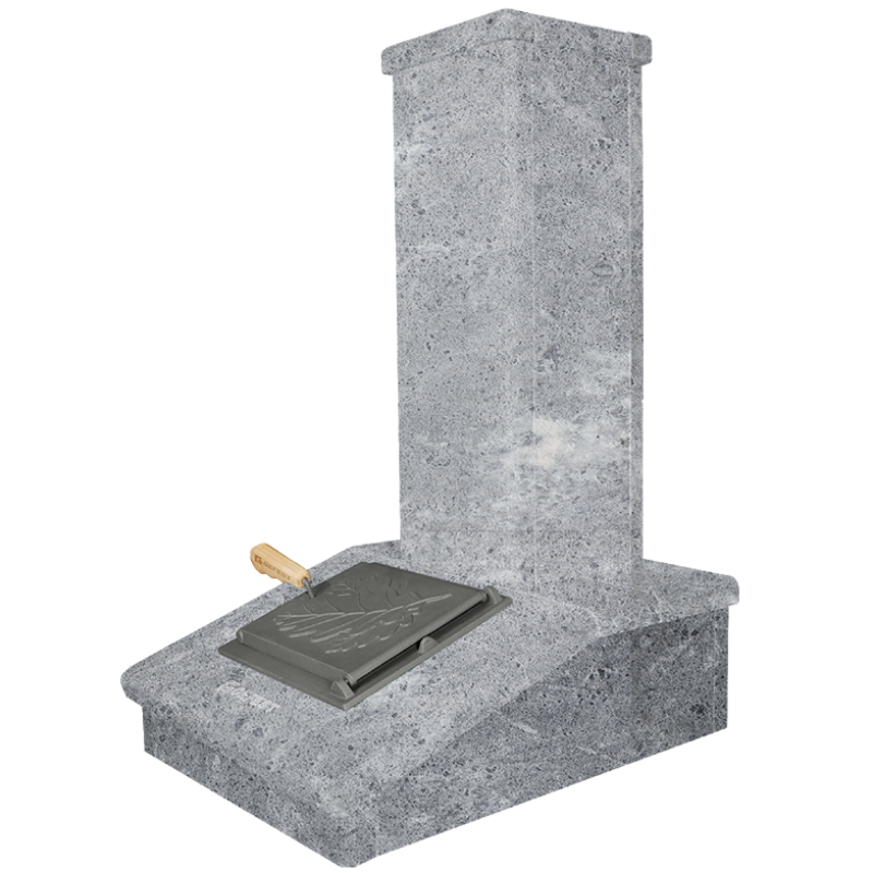 Stenen schoorsteenafwerking, Speksteen, 790 mm