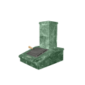 Afwerking stenen schoorsteen, serpentijn, 540 mm - 0
