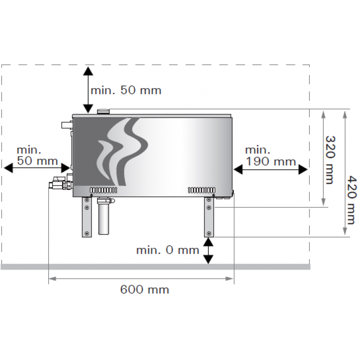 Stoomgenerator - HARVIA Helix HGX - WiFi