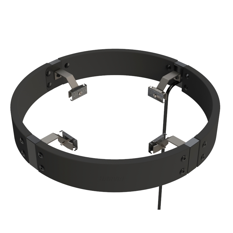 HARVIA veiligheidsleuning voor Legend Home kachels, verlicht