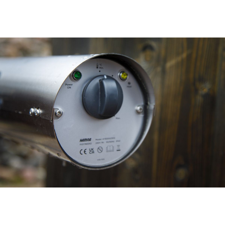 HARVIA Extra jacuzzi-verwarming, 3 kW, 230 V, roestvrij staal
