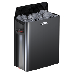 Elektrische saunakachel - HARVIA The Wall Black Steel SW60 6 kW  Elektrische saunakachel - HARVIA The Wall Black Steel SW60 6 kW