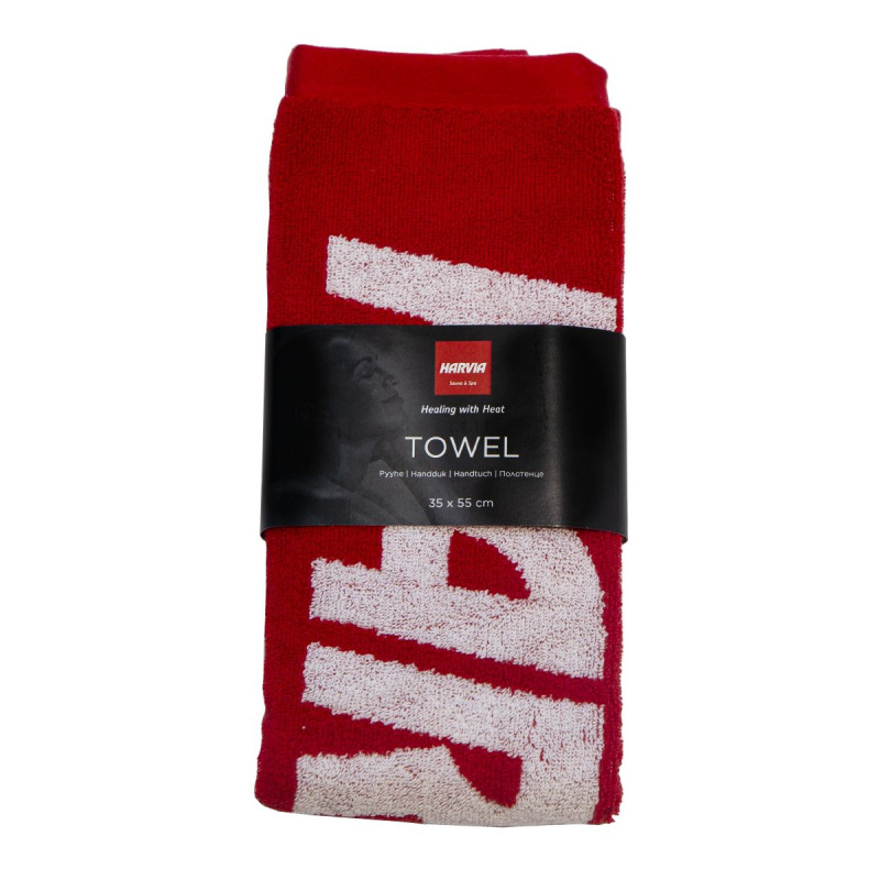 Sauna handdoek HARVIA, 35 x 55cm, rood Sauna handdoek HARVIA, 35 x 55cm, rood