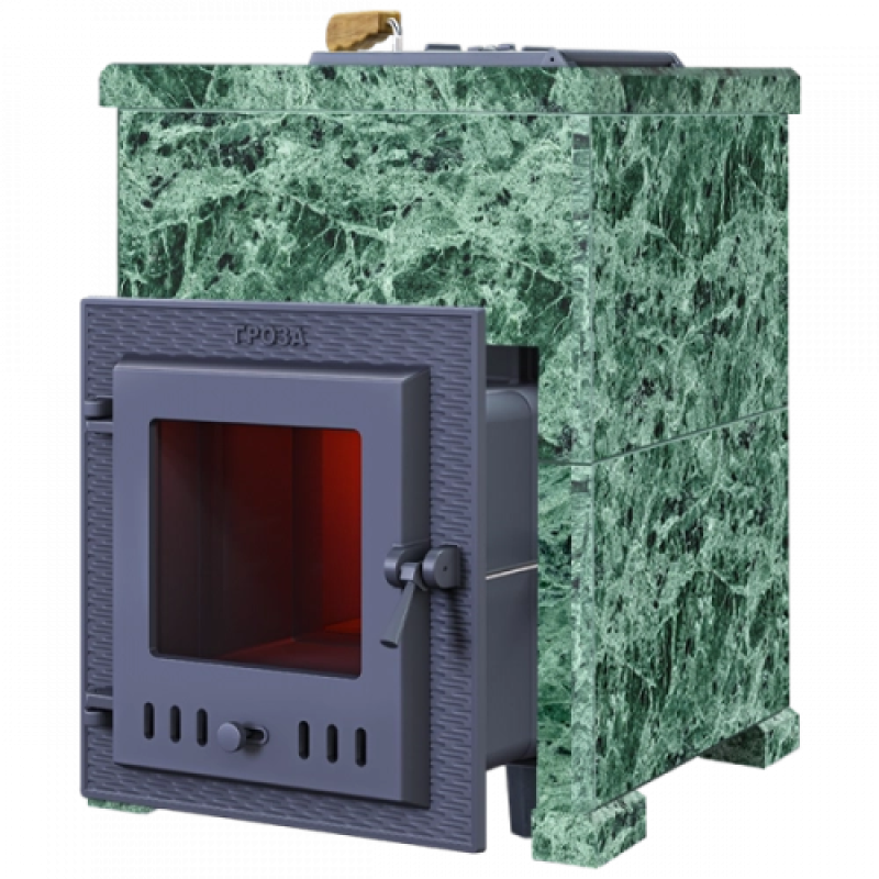 Houtgestookte saunakachel GEFEST - Groza 24 (M) Classic Serpentine