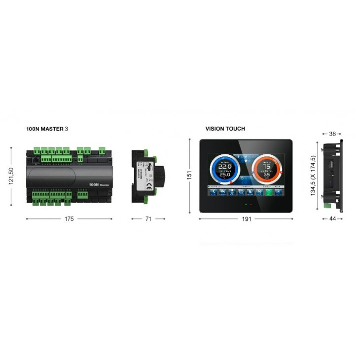 PEGO VISION TOUCH THR-regeleenheid