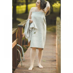 Saunaschort voor dames, linnen  Saunaschort voor dames, linnen